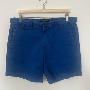 Banana Republic Men's Size 34 Blue Cotton Chino Shorts
